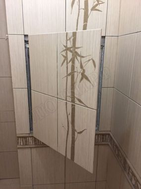 Люк под плитку Нажимной Секрет-Лайт 200*850 Люк под плитку Нажимной Секрет-Лайт 200*850