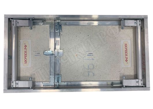 Люк под плитку Нажимной Секрет-Лайт 2 створки 700*600 Люк под плитку Нажимной Секрет-Лайт 2 створки 700*600