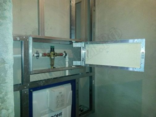 Люк под плитку Нажимной Секрет-Лайт 200*850 Люк под плитку Нажимной Секрет-Лайт 200*850