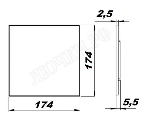 Вытяжной вентилятор airRoxy TS, красный, 01-163 Вытяжной вентилятор airRoxy TS, красный, 01-163