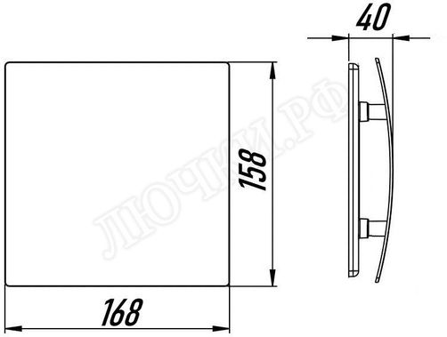 Вытяжной вентилятор Awenta System+, Turbo, 100, KWT100T, PEG100, Белый матовый, стекло Вытяжной вентилятор Awenta System+, Turbo, 100, KWT100T, PEG100, Белый матовый, стекло