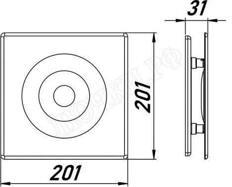 Панель для вентиляторов Awenta System+, Orion, POB125, Белый, пластик Панель для вентиляторов Awenta System+, Orion, POB125, Белый, пластик