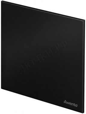Вытяжной вентилятор Awenta System+, Turbo, 100 KWT100T, Trax, PTCB100M, Чёрный матовый, пластик Вытяжной вентилятор Awenta System+, Turbo, 100 KWT100T, Trax, PTCB100M, Чёрный матовый, пластик